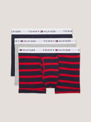 Tommy Hilfiger Boys Blue & Red Boxer Shorts (2 Pack)