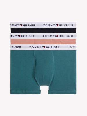Cotton Classics Trunk 3-Pack, Blue Silver