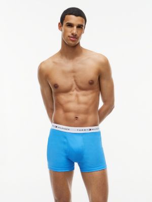 Бельё Classics для мужчин, хлопок, 3 шт. — Tommy Hilfiger, цвет: Синий — фото 2