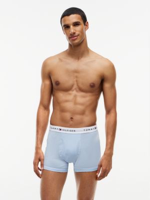 Бельё Classics для мужчин, хлопок, 3 шт. — Tommy Hilfiger, цвет: Синий — фото 6
