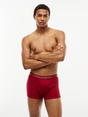 Бельё Classics для мужчин, хлопок, 3 шт. — Tommy Hilfiger, цвет: Маковый — фото 7