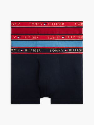Бельё Classics для мужчин, хлопок, 3 шт. — Tommy Hilfiger, цвет: Маковый — фото 1