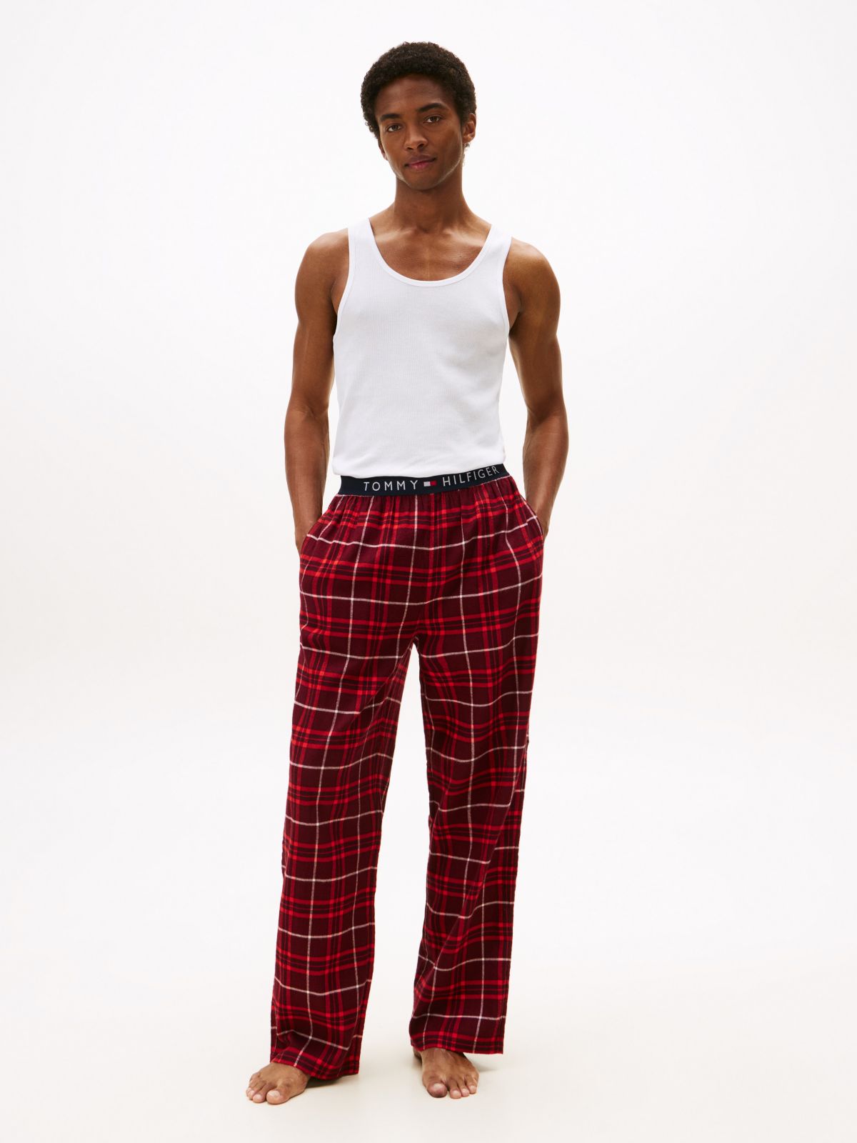 Cotton Classics Tank Undershirt 3-Pack — Red