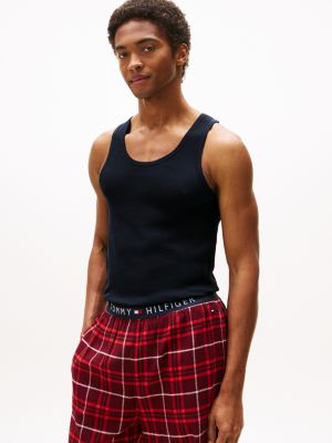 Мужские топы Tommy Hilfiger Cotton Classics Tank Undershirt 3-Pack, цвет: Красный — фото 7