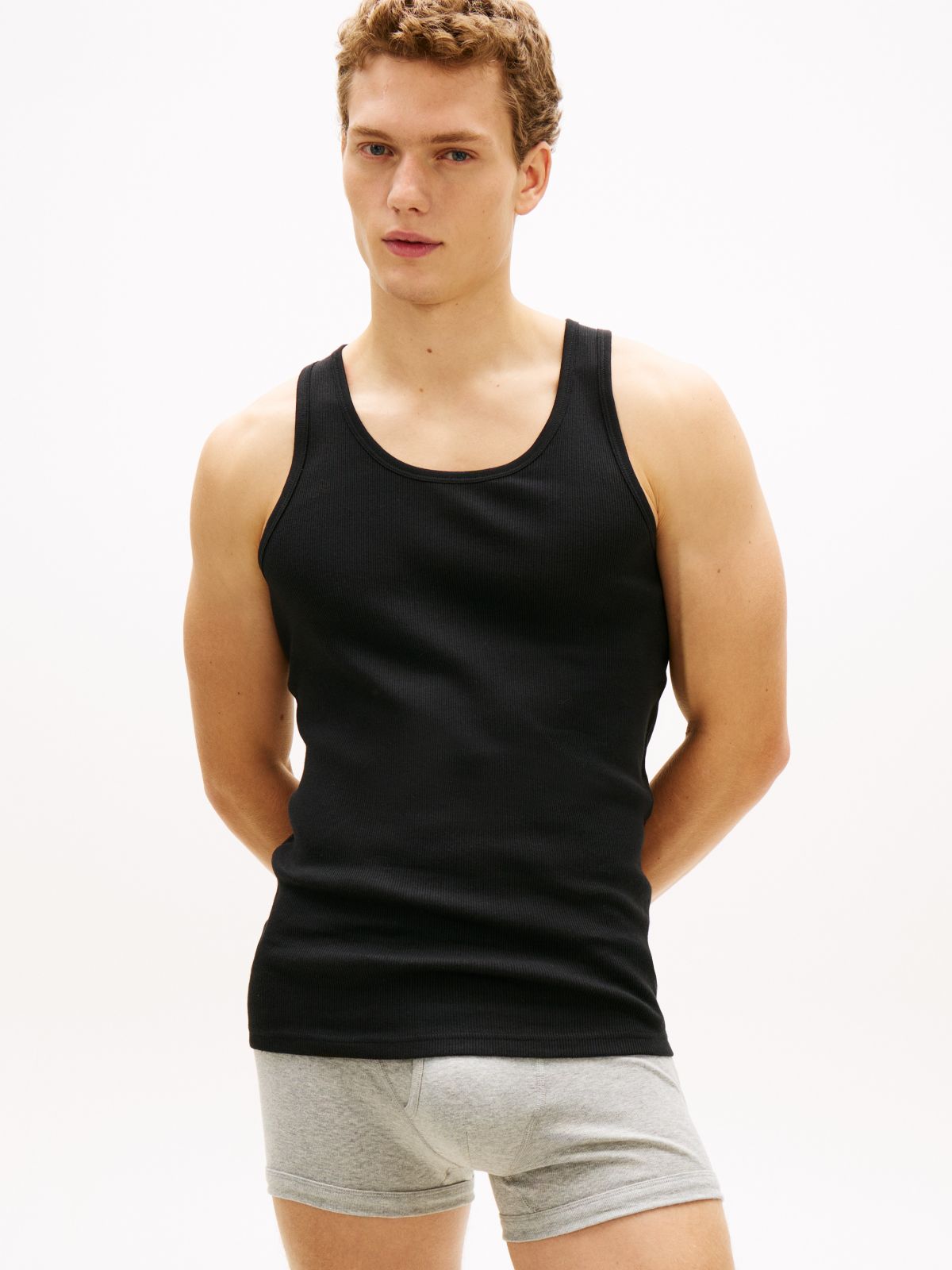Tank Undershirt 3-Pack — Black