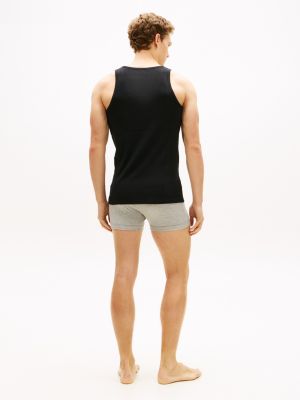 Мужские топы Tommy Hilfiger Tank Undershirt 3-Pack, цвет: Чёрный, вариант 1 — фото 5