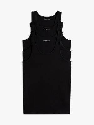 Tank Undershirt 3-Pack, Black