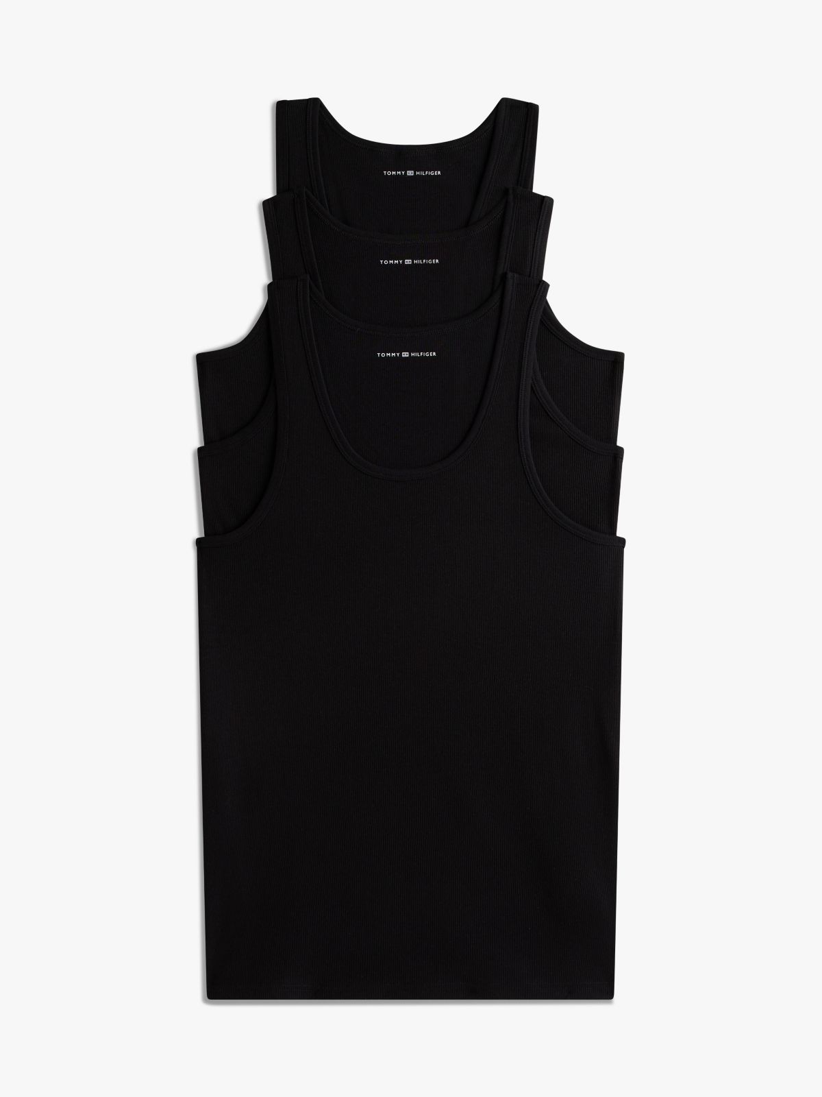 Tank Undershirt 3-Pack — Black