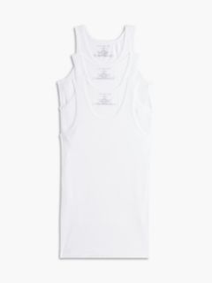 Tank Undershirt 3-Pack — White 1