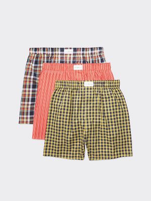 tommy hilfiger men's 3 pack cotton classics woven boxers