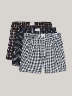 Cotton Classics Woven Boxer 3-Pack, Evening Blue