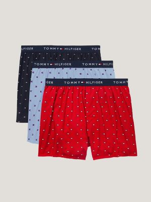 Tommy Hilfiger Boxer Short Trunk 3 pack 1u87903842 in Black