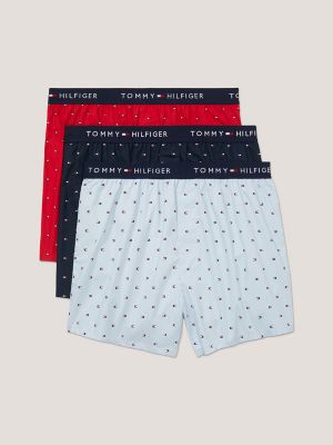 Men's Woven Boxer Shorts Classic in Sky Blue