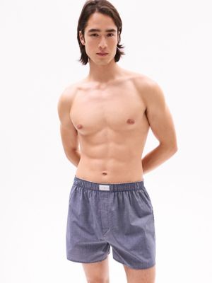 Трусы-боксеры для мужчин, с логотипом, тканый, 3 шт. — Tommy Hilfiger, цвет: Lead — фото 2
