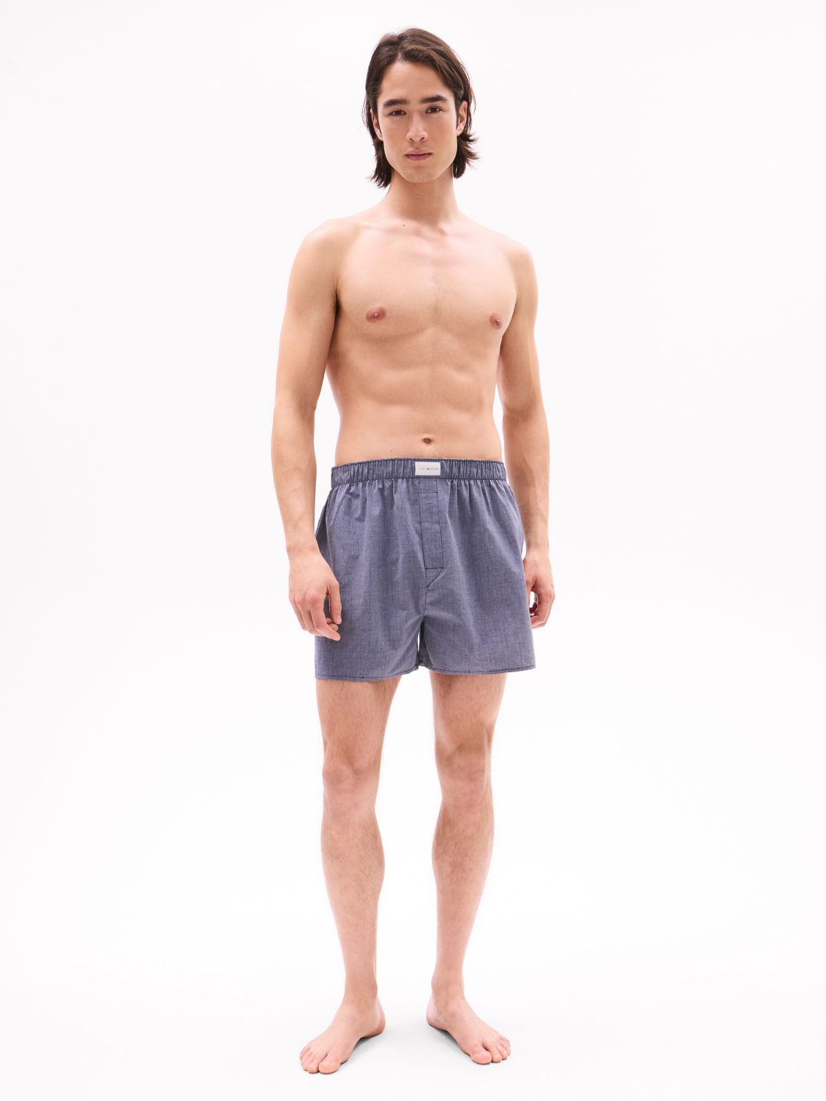 Logo Woven Boxer 3-Pack — Lead