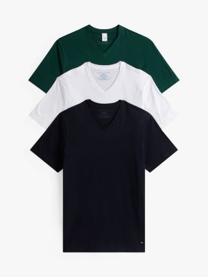 Cotton Classics V-Neck Undershirt 3-Pack, Spruce