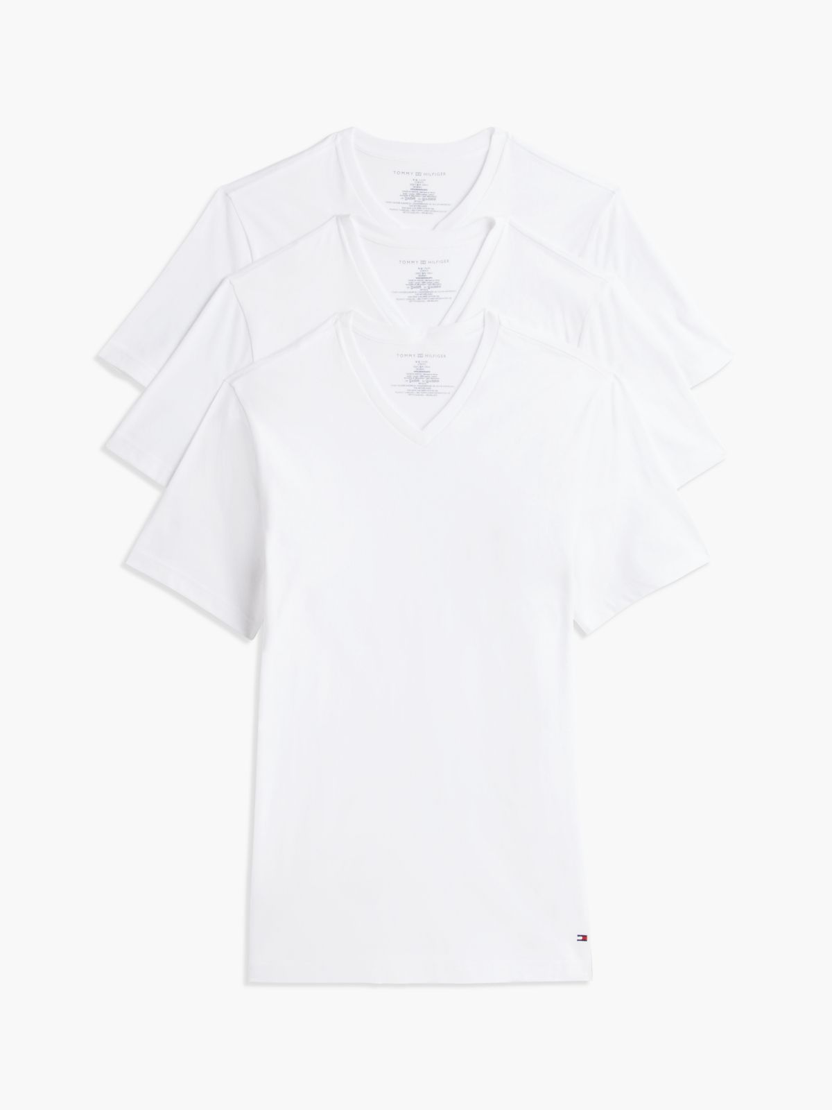 Cotton Classics V-Neck Undershirt 3-Pack — White