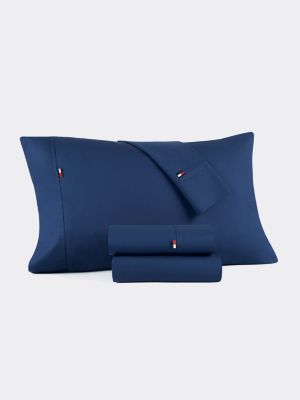 Signature Solid Dark Blue Sheet Set 