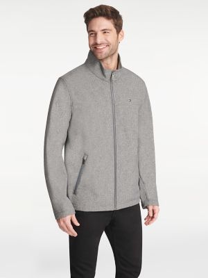 tommy hilfiger men's hooded soft shell jacket