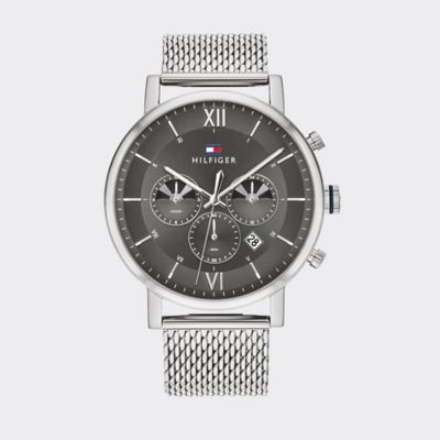 tommy hilfiger analog black dial men's watch