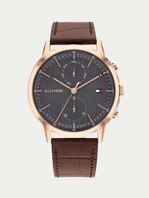 tommy hilfiger gold watch mens