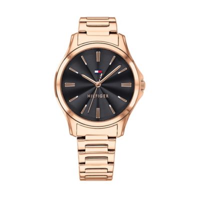 tommy hilfiger watches for women rose gold
