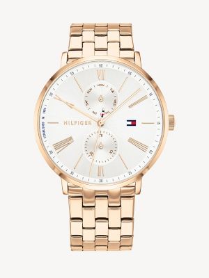 tommy hilfiger gold plated watch