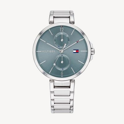 silver tommy hilfiger watch women's