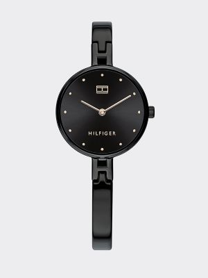 all black tommy hilfiger watch