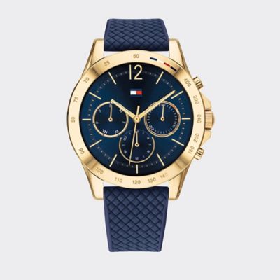 with Navy Silicone Strap | Tommy Hilfiger