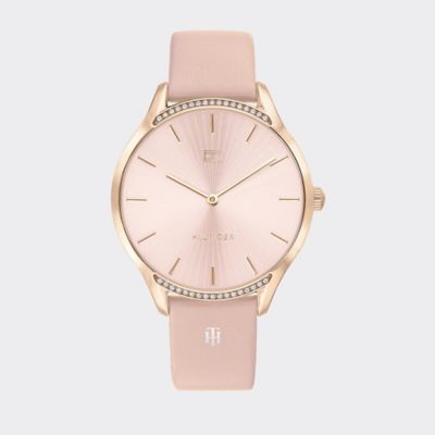 pink tommy hilfiger watch