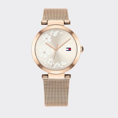 tommy hilfiger women's watch gold