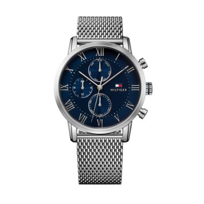 tommy hilfiger men's mesh watch