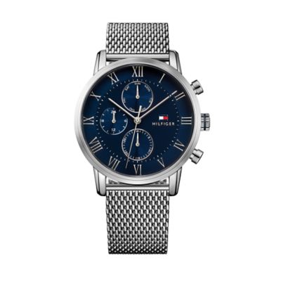 tommy hilfiger men's mesh watch