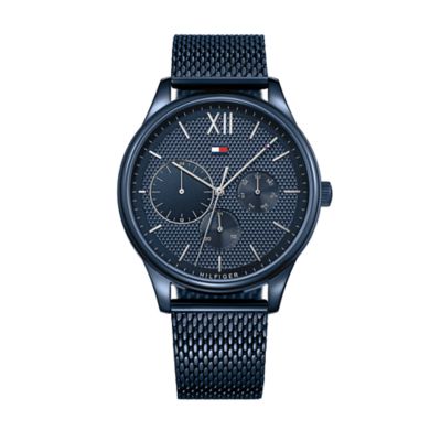 tommy hilfiger men's mesh watch