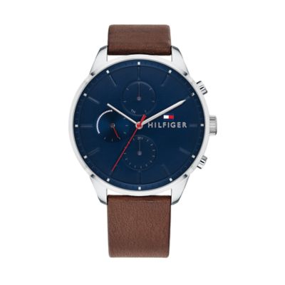 tommy hilfiger analog blue dial men's watch