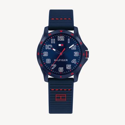 TH Kids Blue Watch With Silicone Strap 