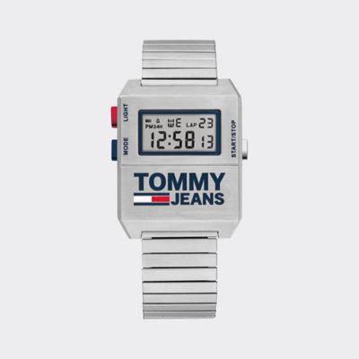 Stainless Steel Digital Watch | Tommy 