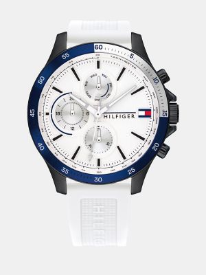 tommy hilfiger sport watch with silicone strap