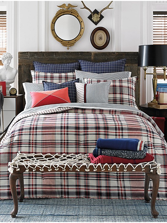 Hilfiger Vintage Plaid Duvet Tommy Hilfiger