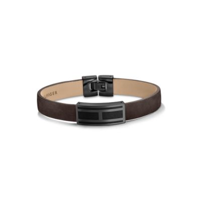 mens leather bracelet tommy hilfiger