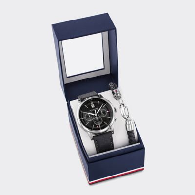 tommy hilfiger watch and cufflink set