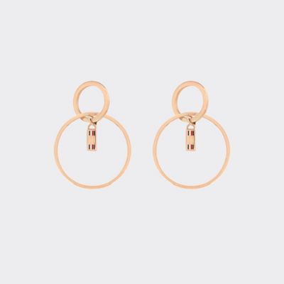Rose Gold Hoop Earrings | Tommy Hilfiger
