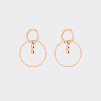 tommy hilfiger rose gold earrings