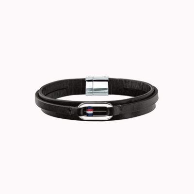 tommy hilfiger black bracelet