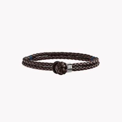 tommy hilfiger leather bracelet mens