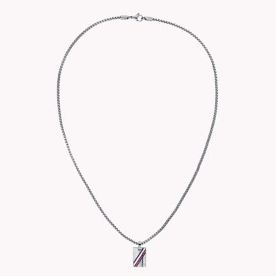 Logo Stainless Steel Necklace | Tommy 