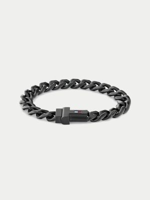 tommy hilfiger black bracelet