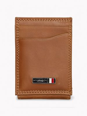 tommy hilfiger leather card holder