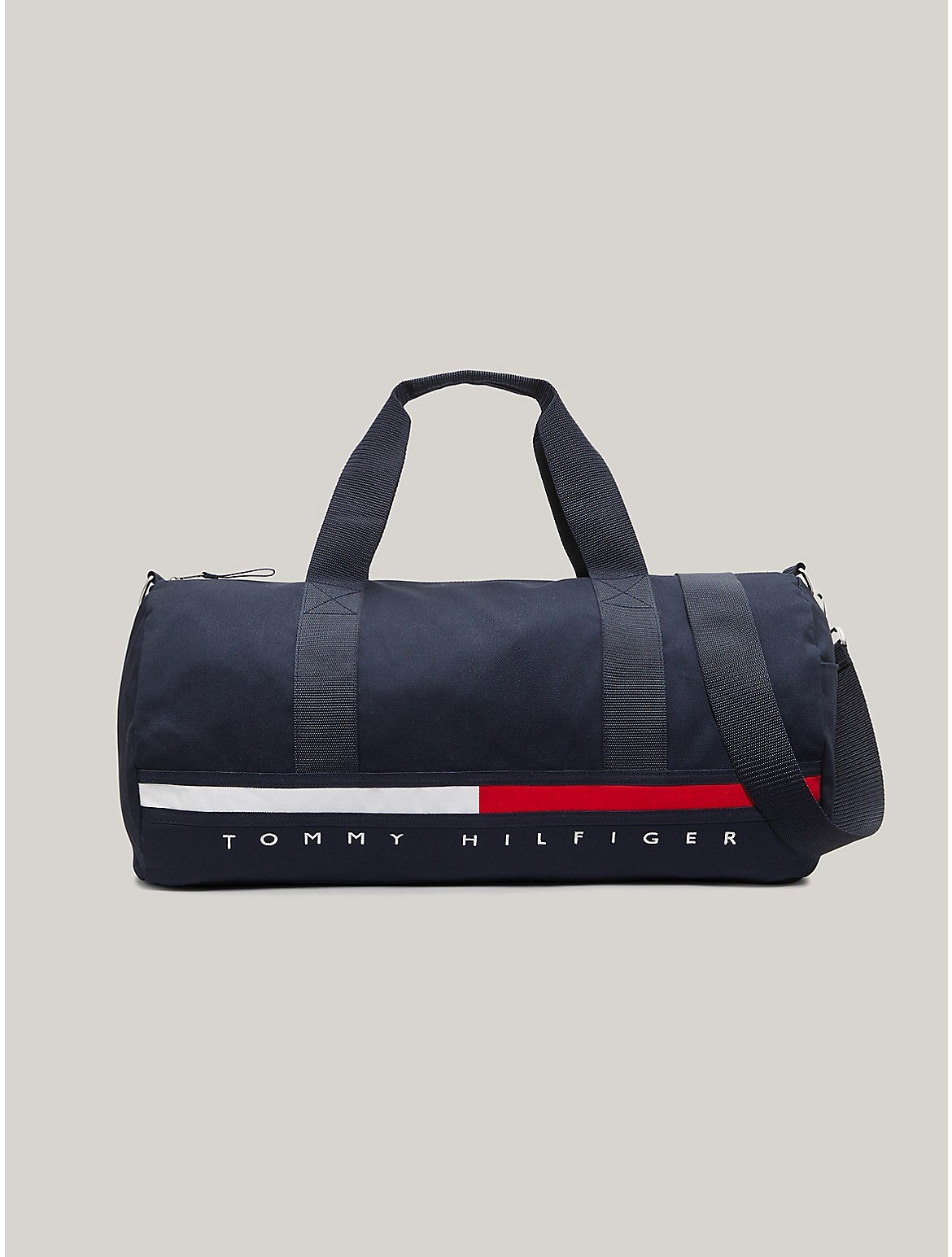 Tommy Hilfiger Stripe Small Duffle In Sky Captain